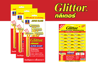 มีดโกนหนวด Glittor กลิเตอร์
